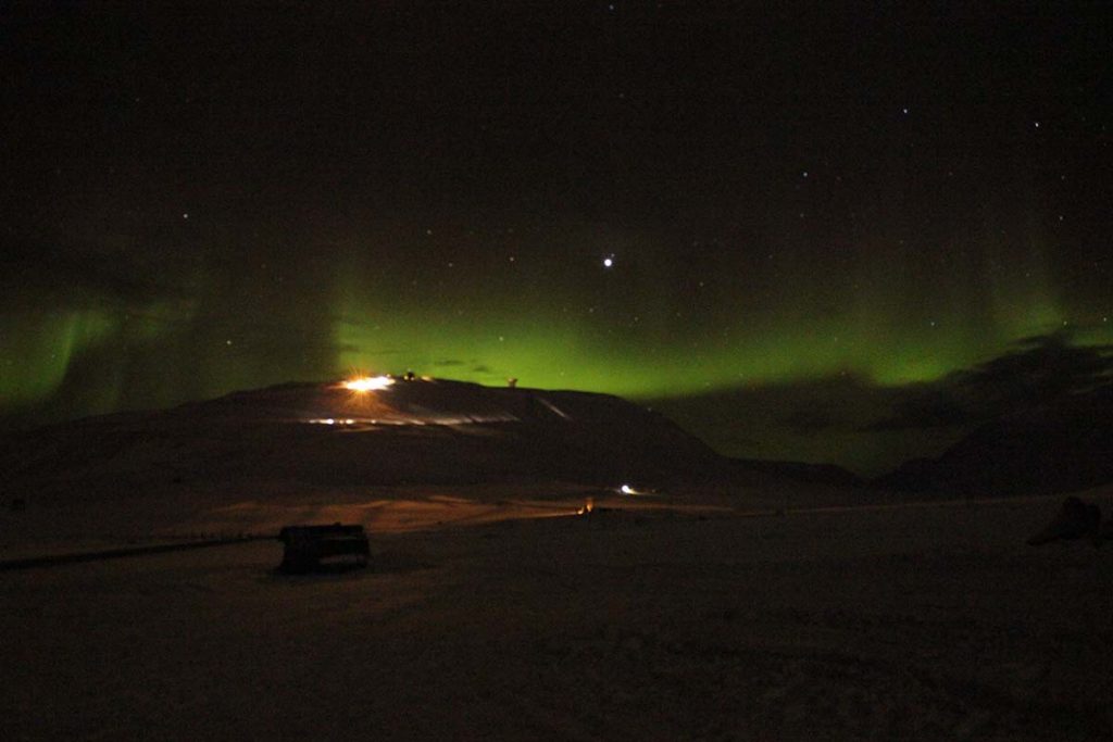 Aurora Borealis Spitzbergen Longyearbyen ©Ines Erlacher