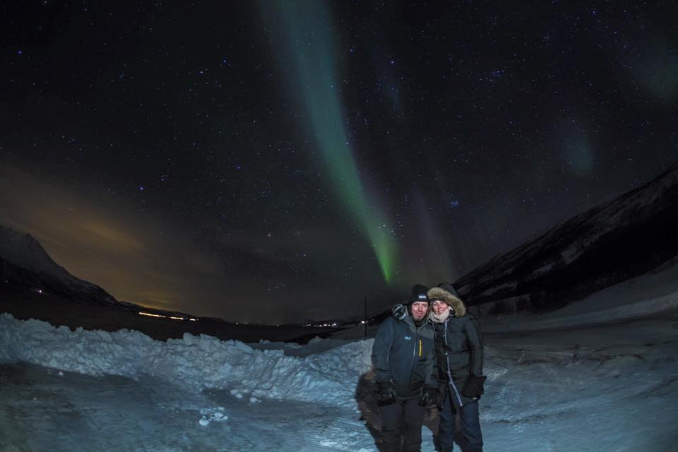 Nordlichter Tromsø Foto Northern Lights Tromsø Ines Erlacher und Thomas Mussbacher