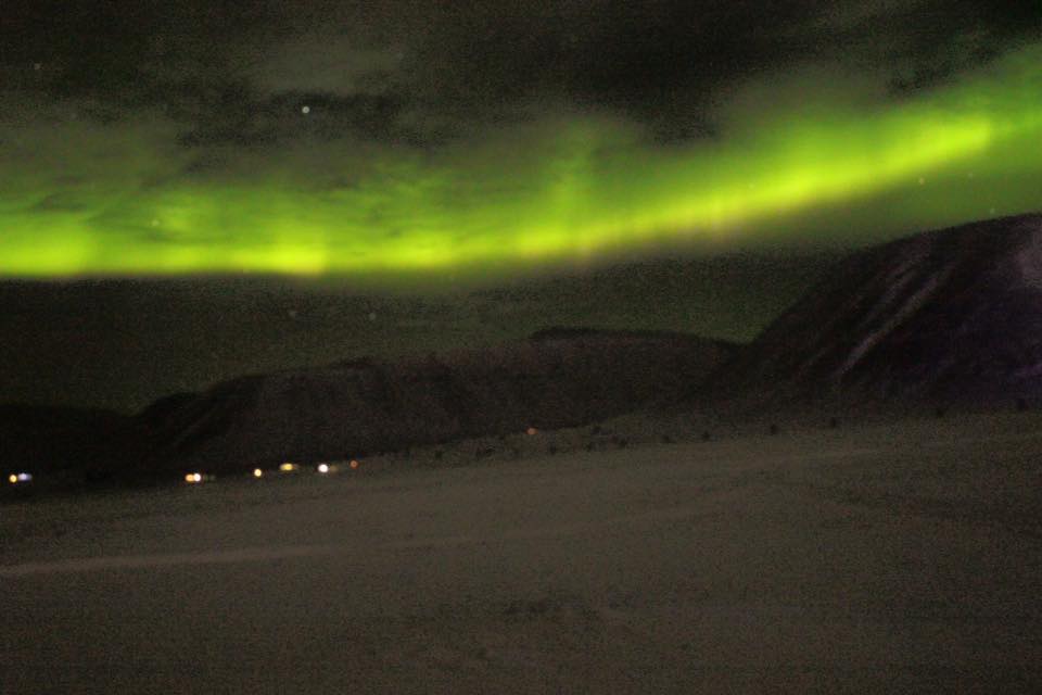 Nordlichter Aurora Borealis Longyearbyen Spitzbergen © Ines Erlacher und Thomas Mussbacher