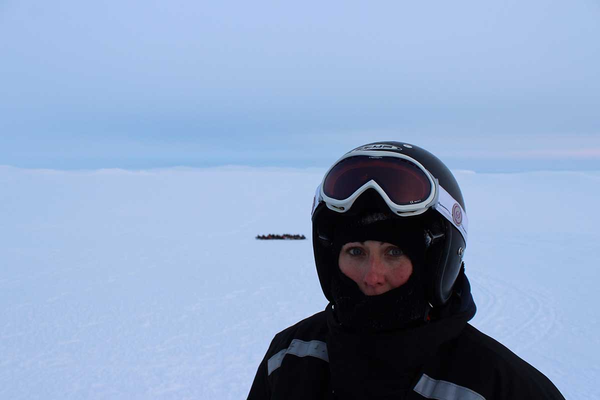 Expedition Spitzbergen Schneemobil