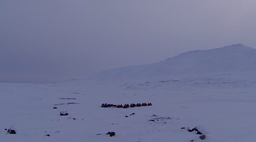 Schneemobil Expedition Spitzbergen Ostküste ©Ines Erlacher und Thomas Mussbacher