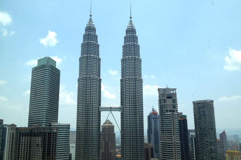 Ausblick Traders Hotel Kuala Lumpur Malaysia © Thomas Mussbacher und Ines Erlacher