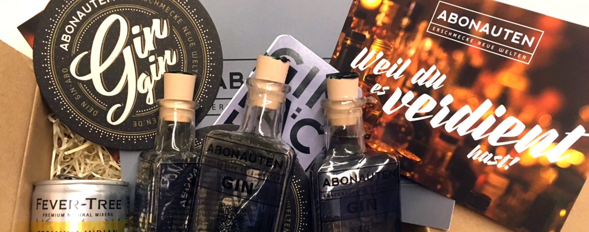 Abonauten Gin Abo – Unboxing Oktober Box