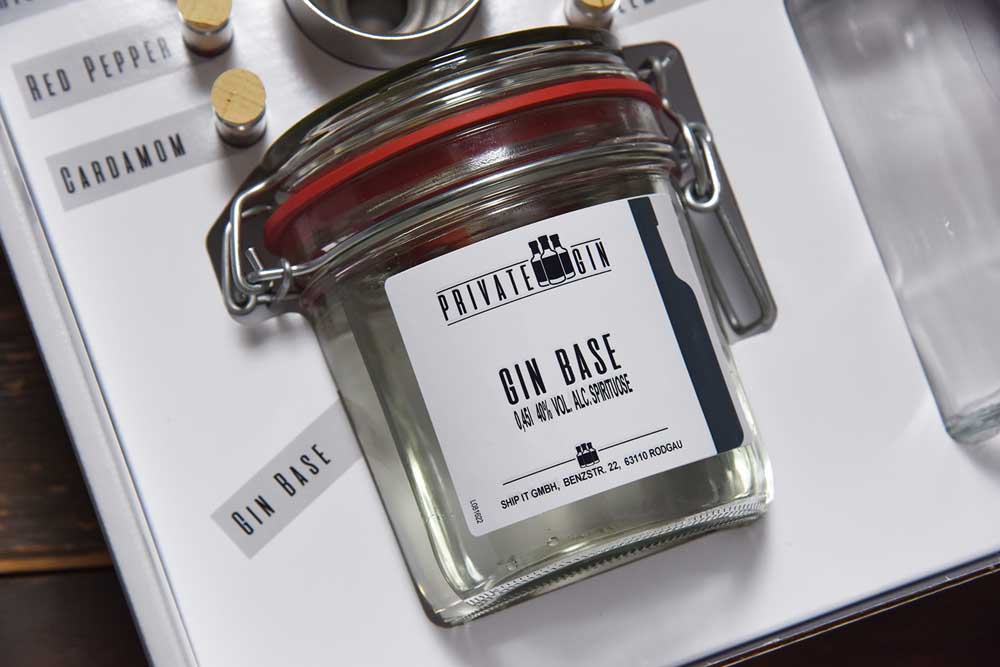 Gin Base Private Gin - Gin Baukasten ©Private Gin