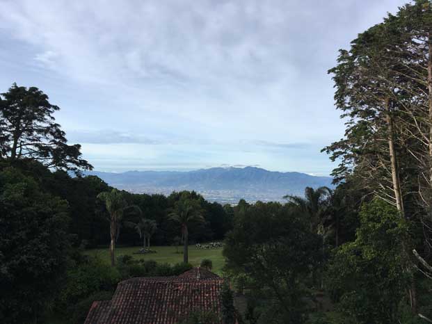 Ausblick auf San José Vistas del Conde Heredia Costa Rica www.gindeslebens.com