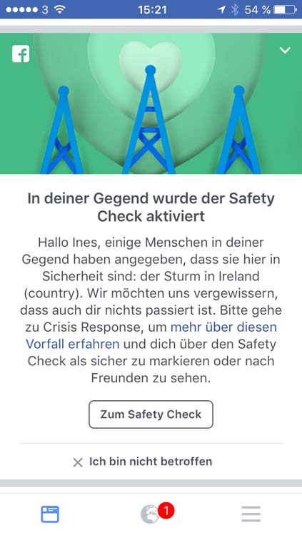 Facebook Safety Check Irland & Nordirland Roadtrip im Oktober www.gindeslebens.com