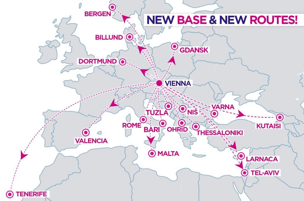 Insidertipp WIZZ air diese 17 Schnäppchenflüge ab Wien sind ab sofort ab 19,99 verfügbar www.gindeslebens.com