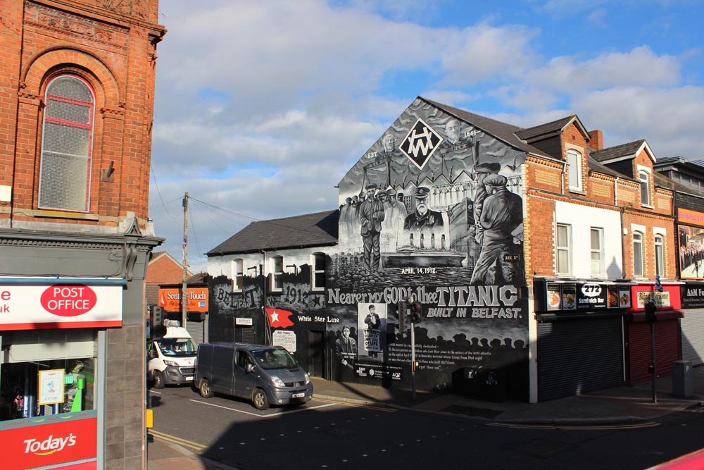 Titanic Mural Murals East Belfast - die Murals im Osten von Belfast www.gindeslebens.com