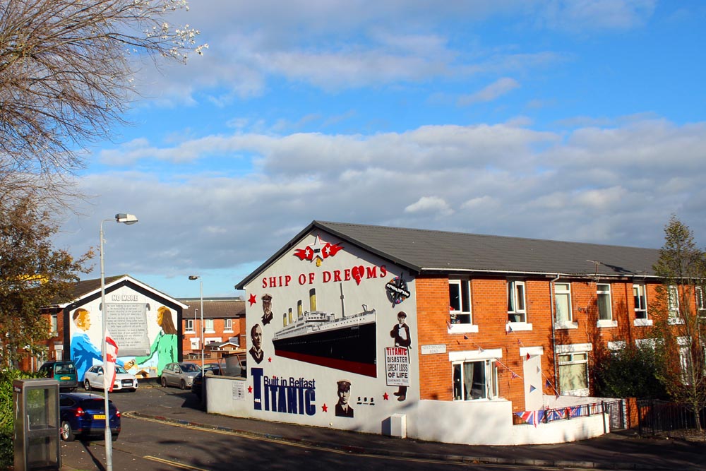 Titanic Mural Murals East Belfast - die Murals im Osten von Belfast www.gindeslebens.com