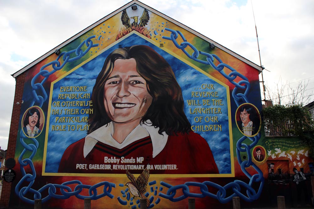 Bobby Sands Mural - Murals West Belfast - die Murals im Westen von Belfast www.gindeslebens.com