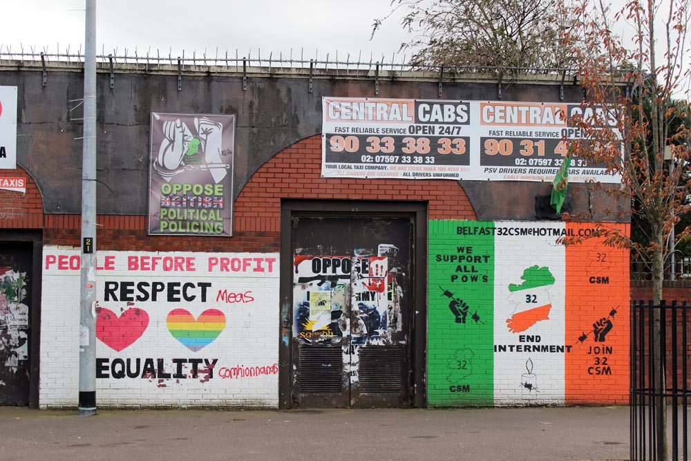 Murals West Belfast - Murlas in Belfast - die Murals im Westen von Belfast www.gindeslebens.com