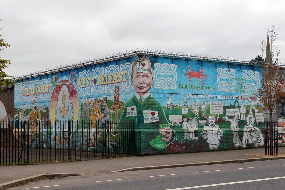 Murals West Belfast - Murlas in Belfast - die Murals im Westen von Belfast www.gindeslebens.com