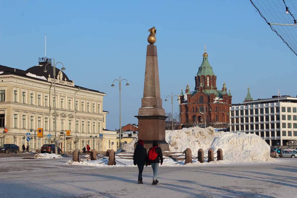 Esplanadi Park Sehenswürdigkeiten Helsinki mit der Helsinki Card - Finnland im Winter www.gindeslebens.com