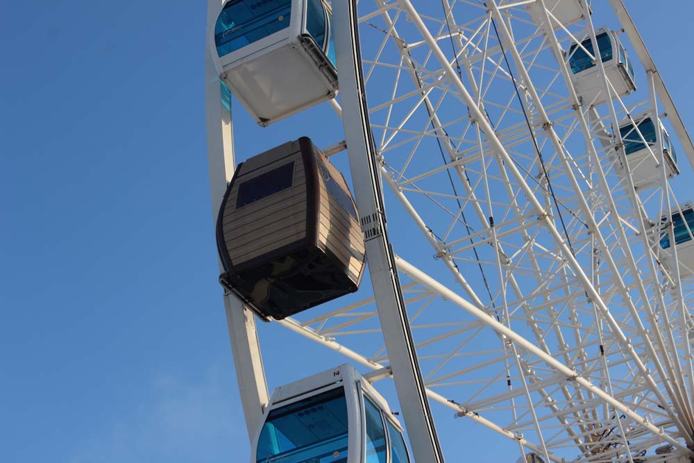 Helsinki Skywheel Riesenrad Sehenswürdigkeiten Helsinki mit der Helsinki Card - Finnland im Winter www.gindeslebens.com