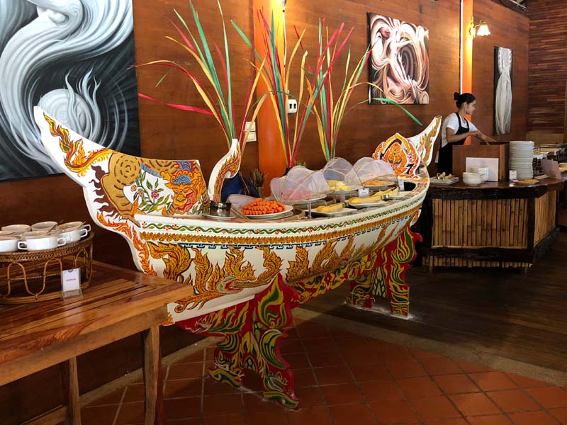 Frühstücksbuffet Phi Phi The Beach Resort Thailand www.gindeslebens.com