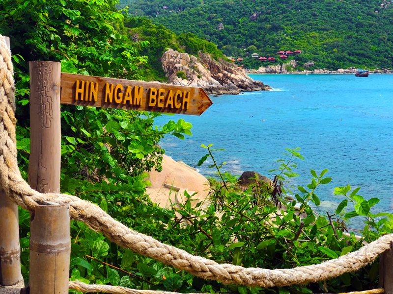 Hin Ngam Beach perfekt zum Schnorcheln - Koh Tao Thailand www.gindeslebens.com