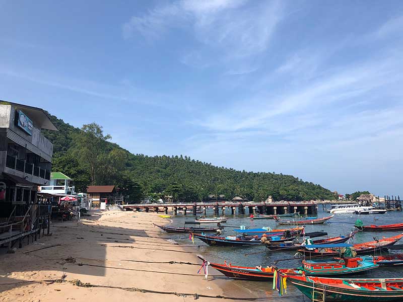 Anreise Phuket - der Hafen von Koh Tao www.gindeslebens.com