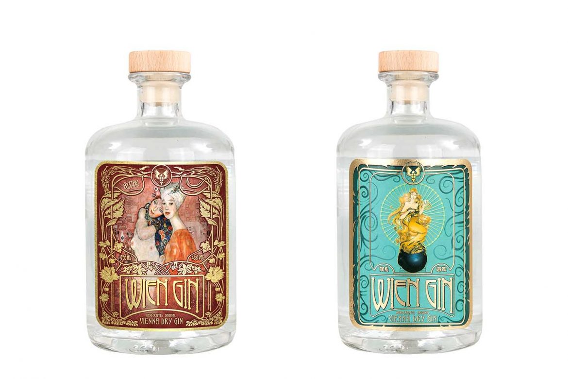 Wien Gin Klassik und Klimt Wien Gin der Kesselbrüder