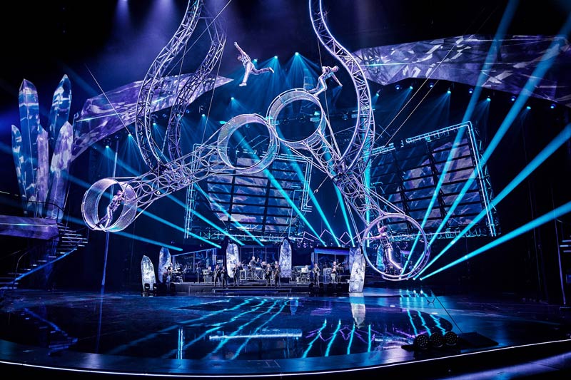 VIVID Grand Show pektakuläre Artistik: Double Wheel of Steel | Foto: Brinkhoff/Mögenburg