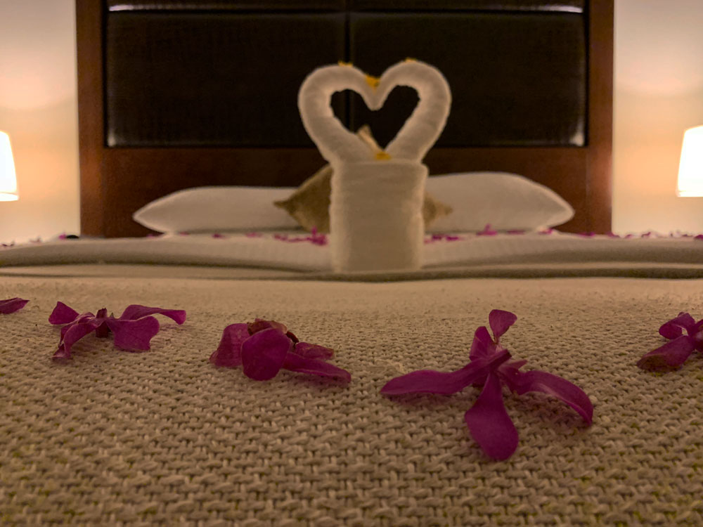 Schlafzimmer Suite Jordanien Hotel Tala Bay Resort Aqaba www.gindeslebens.com
