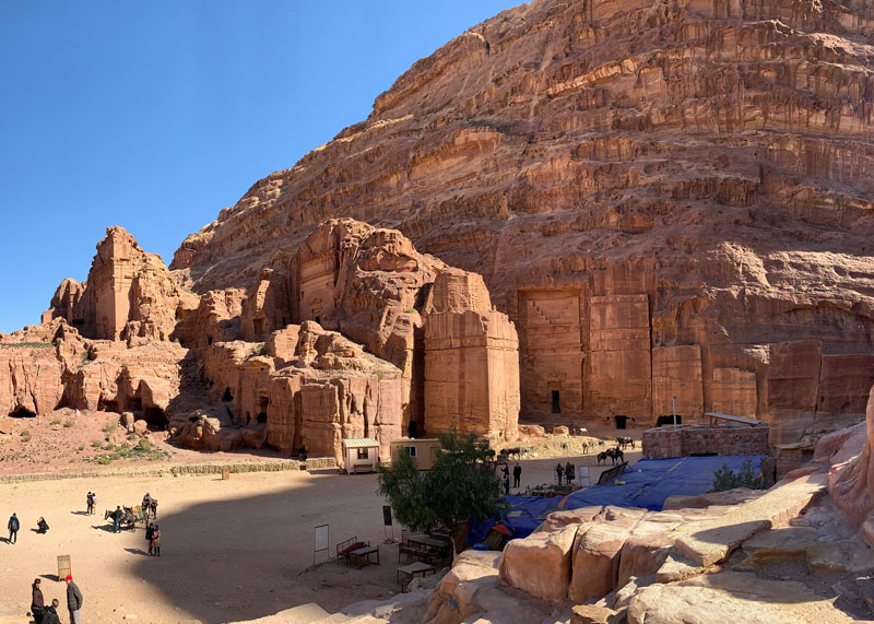 Königsgräber - Royal Tombs Petra Jordanien www.gindeslebens.com