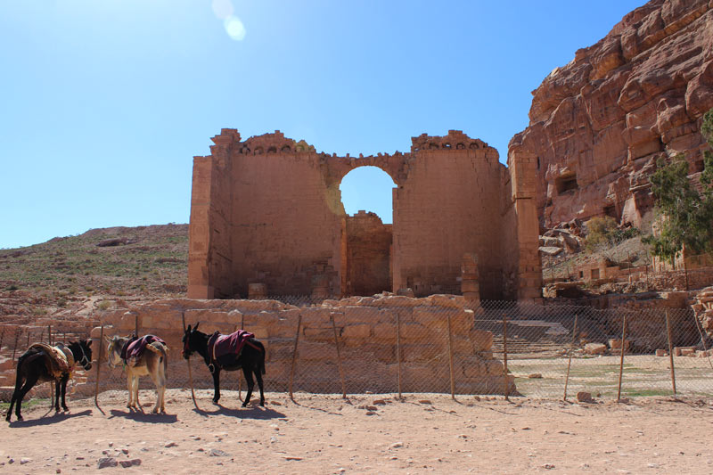 Qasr al-Bint Petra Jordanien www.gindeslebens.com