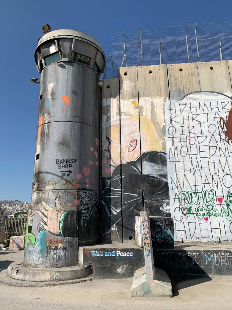Separation Wall Palästina - Palästina und Israel der Konflikt um das Westjordanland www.gindeslebens.com