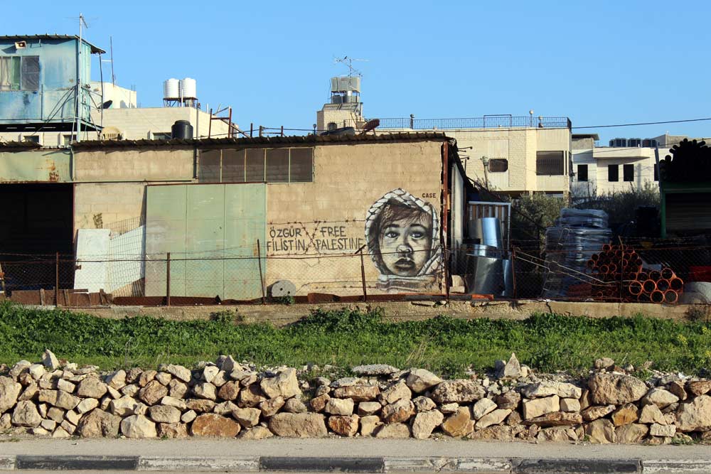 Streetart und Murals in Bethlehem Palästina www.gindeslebens.com
