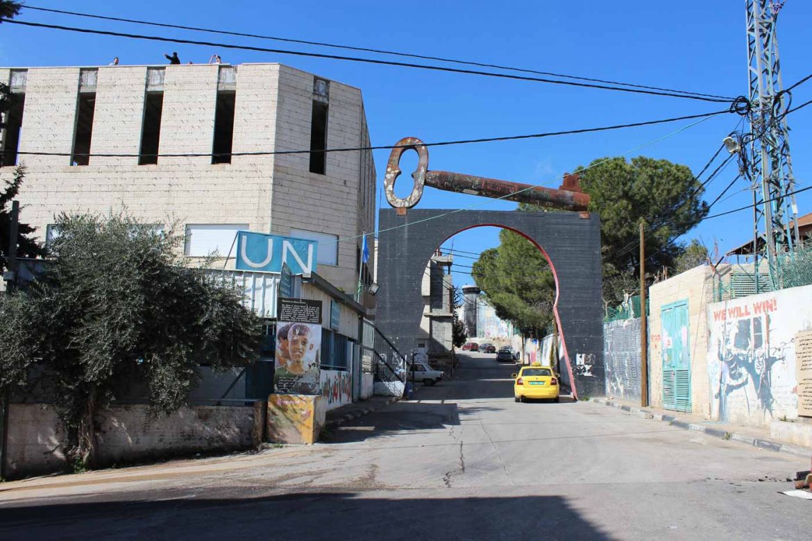 Aida Flüchtlingslager Bethlehem Palästina