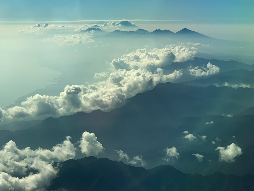 Anflug auf Bali