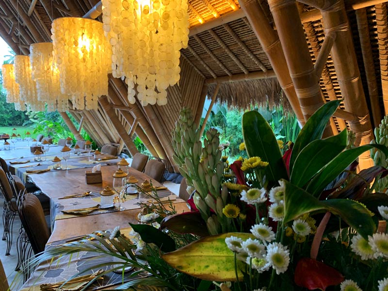 Restaurant Sandat Glamping Tents Ubud