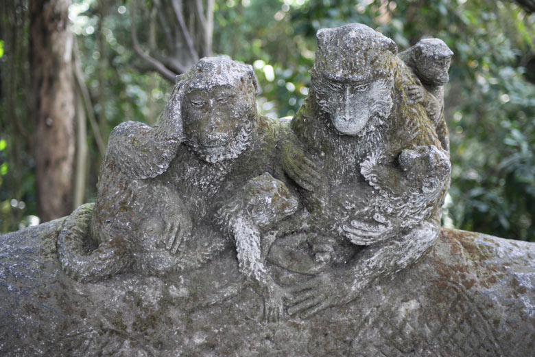 Monkey Forest Ubud Bali Indonesien