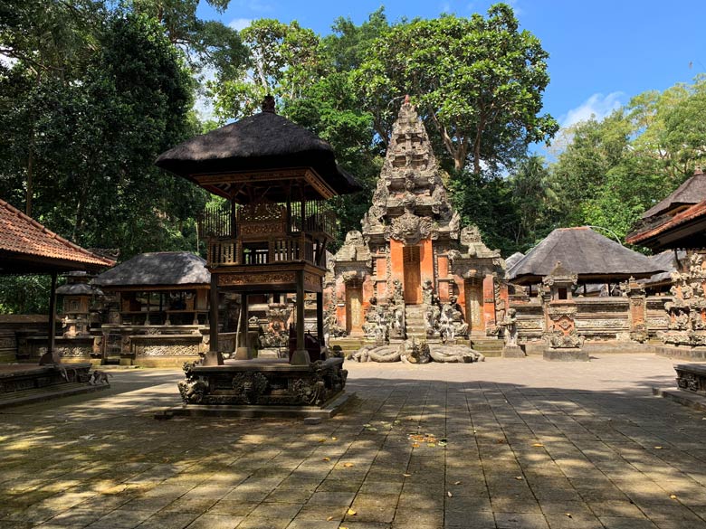 Tempel Monkey Forest Ubud Bali Indonesien