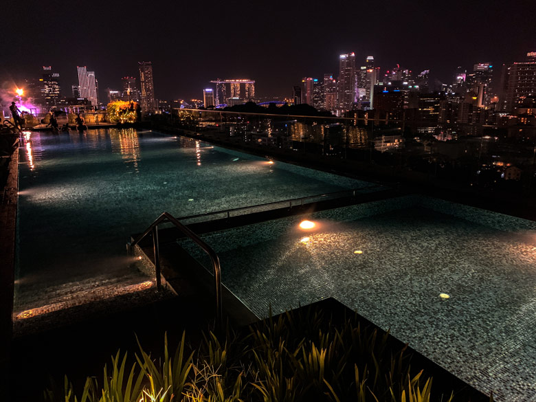 Hotel Jen Orchardgateway Singapur Rooftop Pool