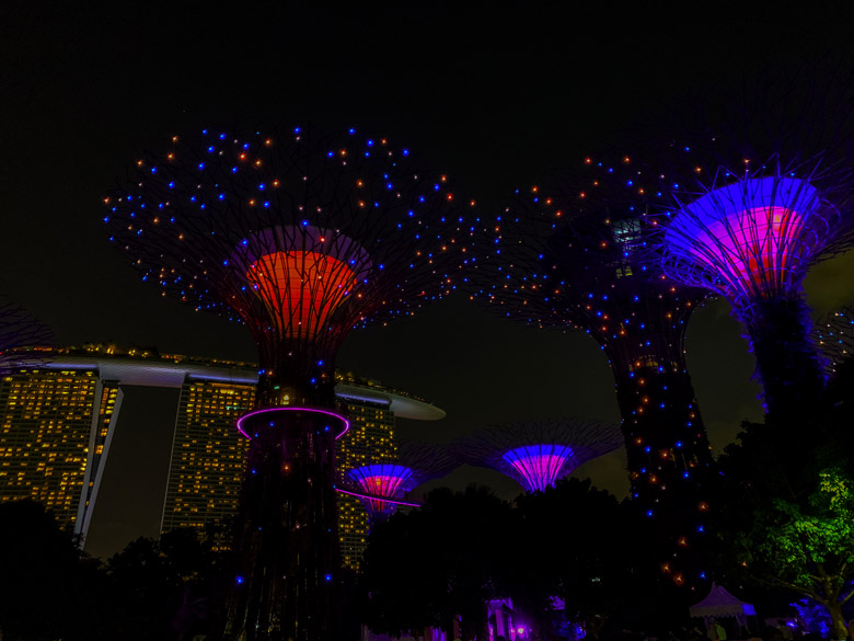 Super Tree Garden Rhapsody Lightshow Singapur Highlights