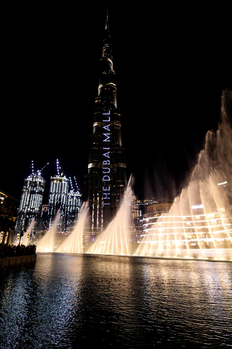 Dubai Sehenswürdigkeiten Show Burj Khalifa