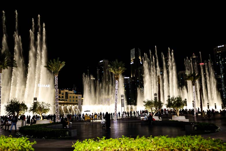 Dubai Sehenswürdigkeiten Show Dubai Mall